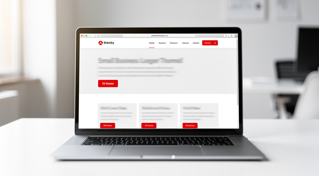 Leasedweb Branchen-Template Vorschau