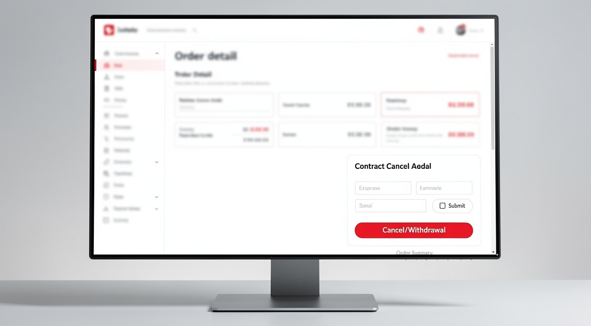 Onlineshop mit sichtbarem Widerrufsbutton und ausfüllbarem Widerrufsformular