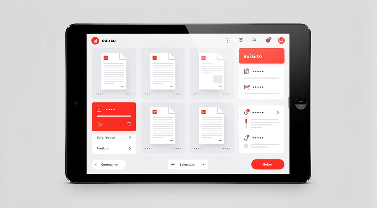 OZE.app digitale Bewerbungsmappe auf Tablet